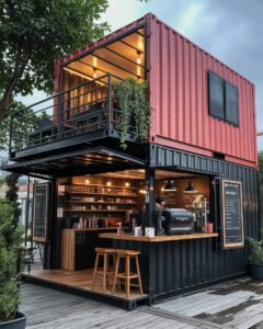 Customization Options in container portable restaurant