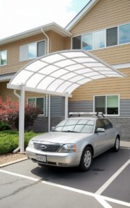 PTFE car parking shade