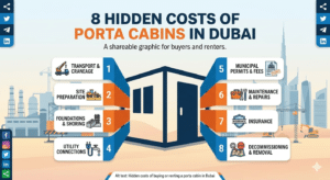 Hidden costs of buying or renting a porta cabin in Dubai