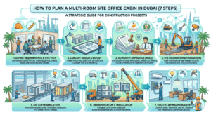 How to plan a multi-room site office cabin Dubai 7 steps