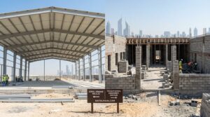Steel-frame versus masonry Majlis hall construction comparison in Dubai