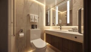Executive VIP toilet cabin Dubai  - luxury portable toilet for events