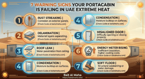 7 warning signs portacabins are failing in UAE extreme heat