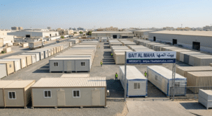 Bait Al Maha portacabin yard Sharjah UAE