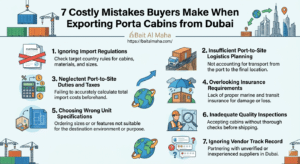 7 Costly Mistakes Buyers Make When Exporting Porta Cabins from Dubai
