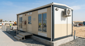 Bait Al Maha porta cabin manufactured to Dubai Municipality and Civil Defence standards