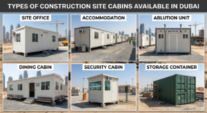 Types of construction site cabins available in Dubai