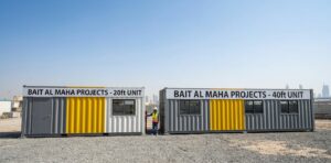 20ft versus 40ft container office units in Dubai