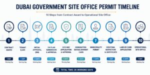 Dubai government site office permit timeline steps