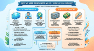 New vs Used Containers Which Should You Choose