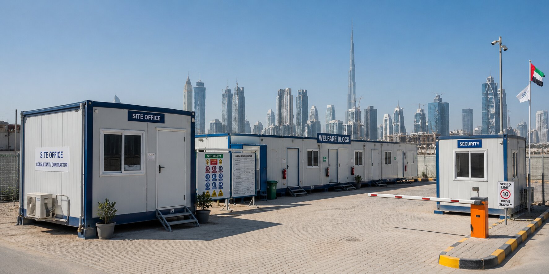 porta cabin site office for government