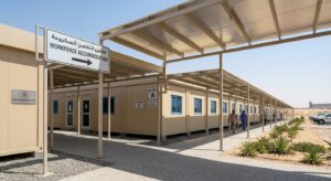 Prefab workforce accommodation block in the UAE, a practical use of the advantages of prefab buildings